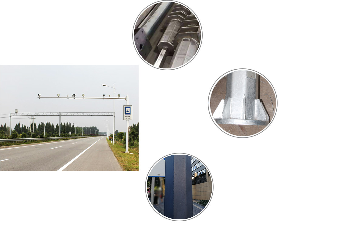 監(jiān)控立桿產(chǎn)品細節(jié)圖